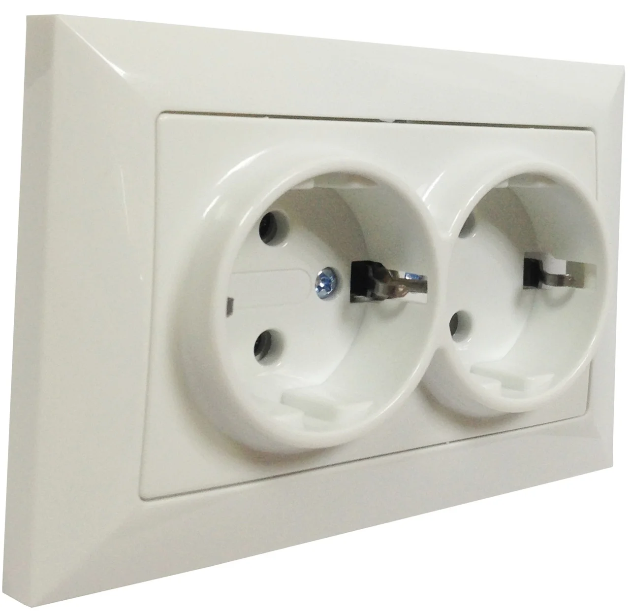 როზეტი VIKO MERIDIAN 2-ნი დამიწებით კრემი   004753