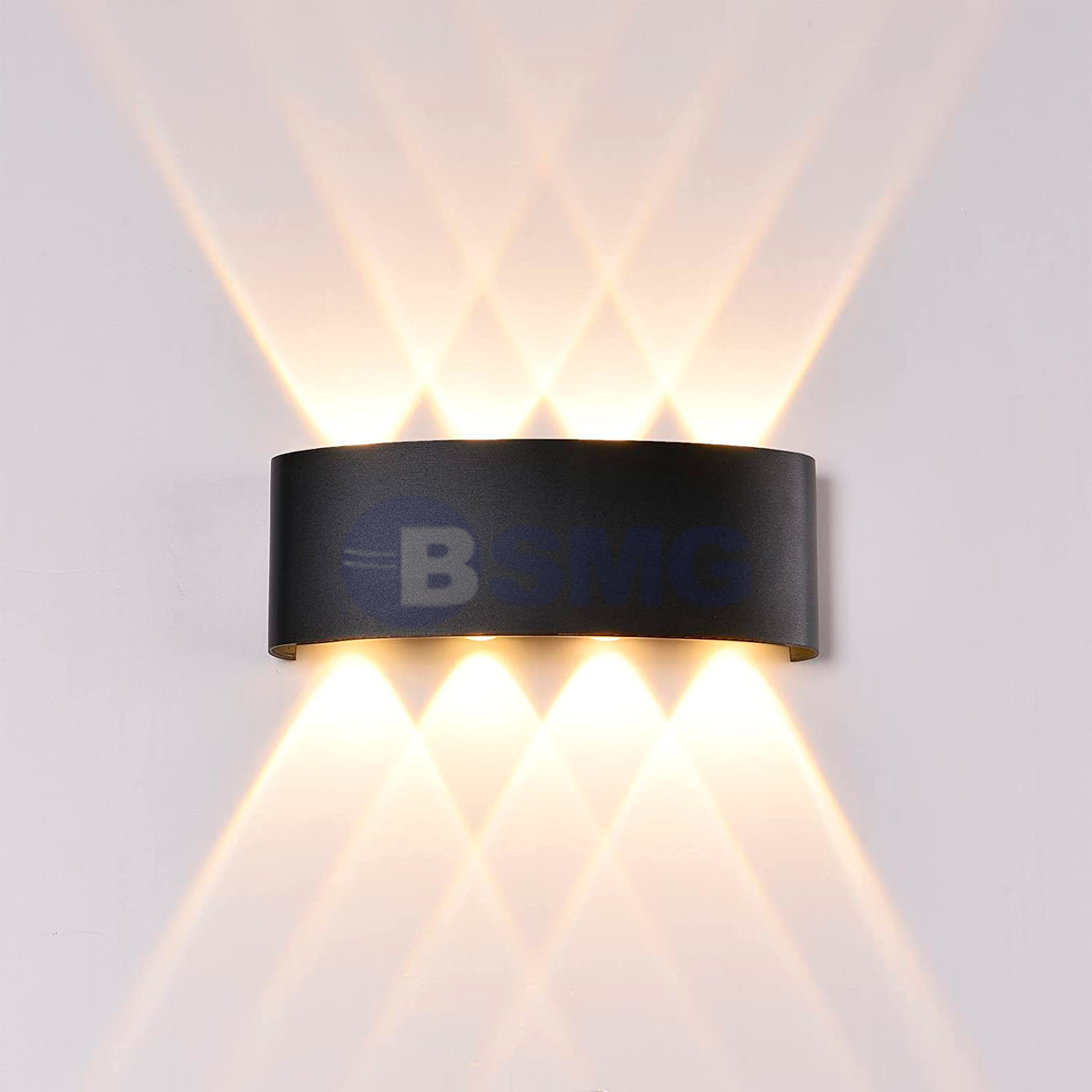 130-8BK-WW  დეკორატიული კედლის სანათი ლედი  8W WW   020673