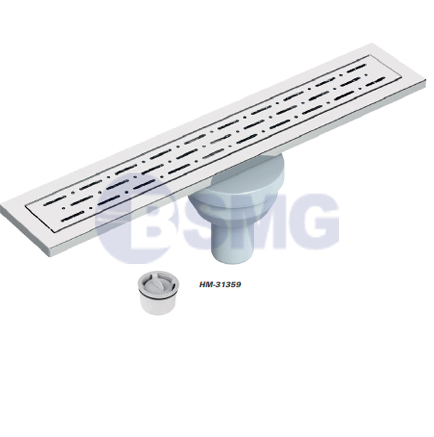 აბაზანის საკანალიზაციო არხი (პირდაპირი DELUXE) / STYLE SERİSİ DELUXE A.Ç. 50  30 CM    028785