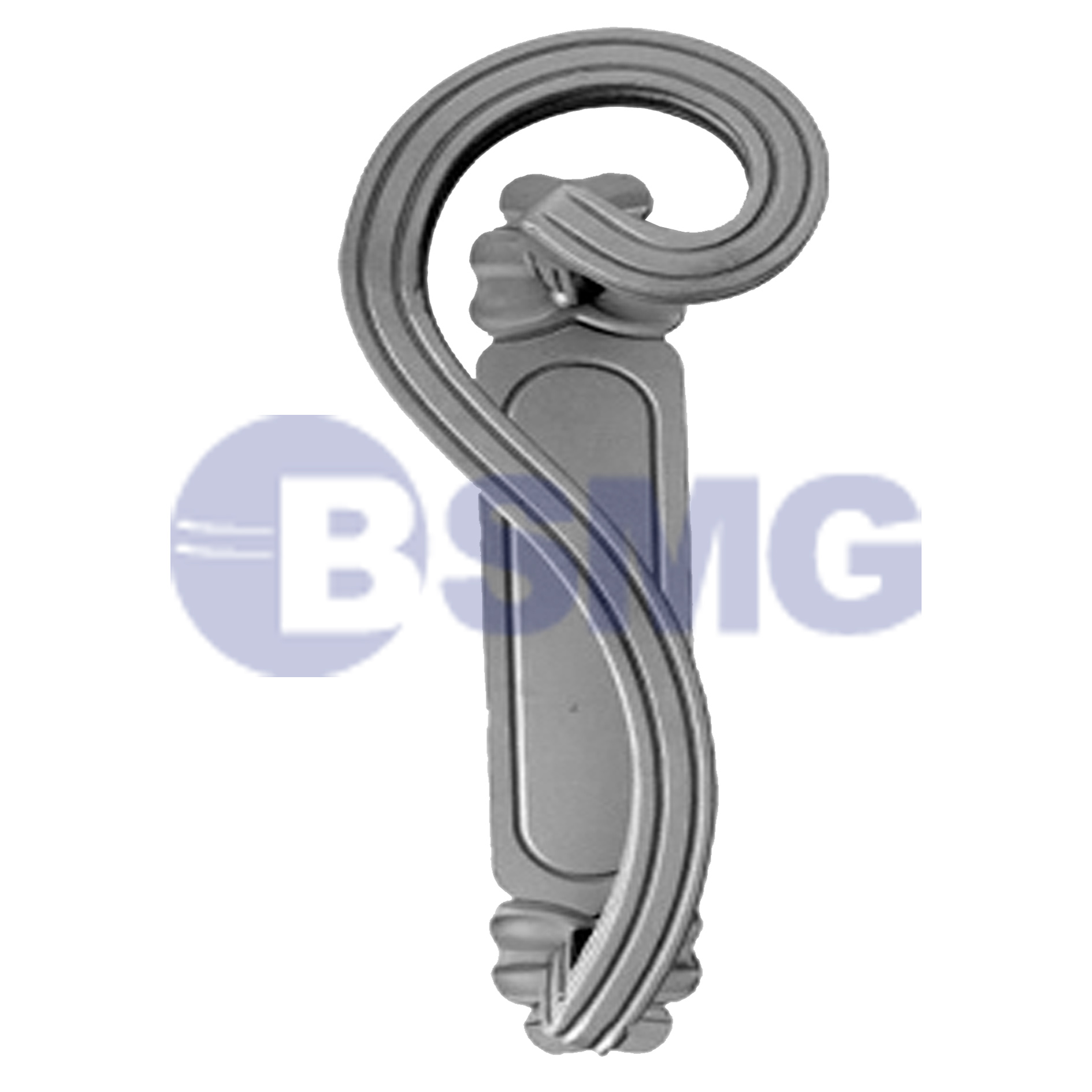 ლითონის კარის სახელირი  10*28სმ    010545