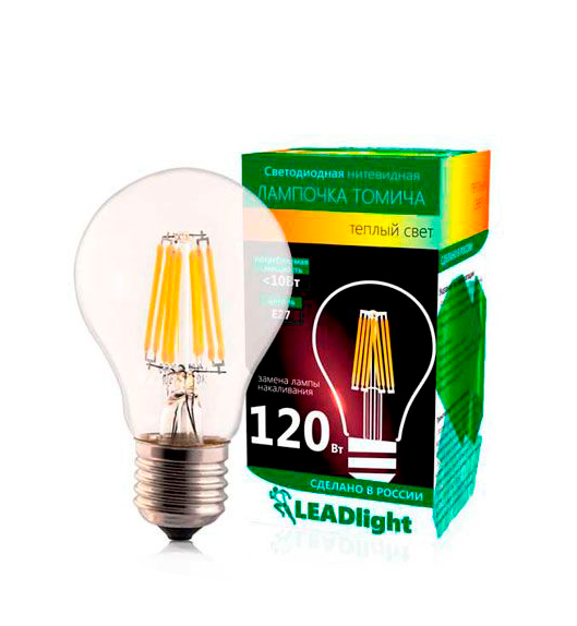 დიოდური ნათურა ლიდლაით სა 230-10-1 ე27/27 2700კ   020728