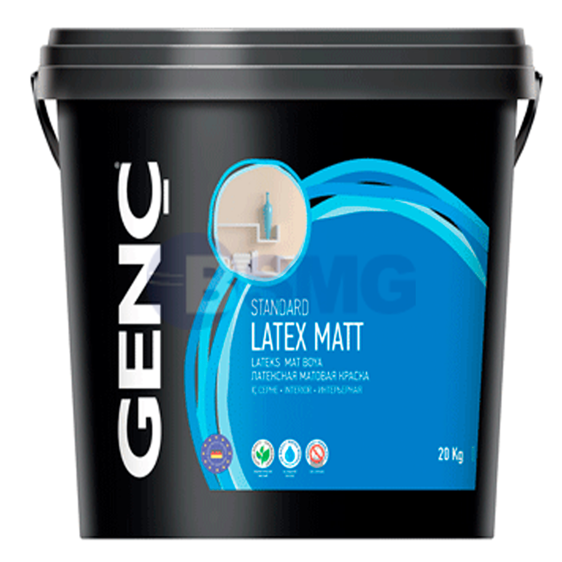 საღებავი ინტერიერის  "STANDARD LATEX MAT" 2.5ლტ   025715