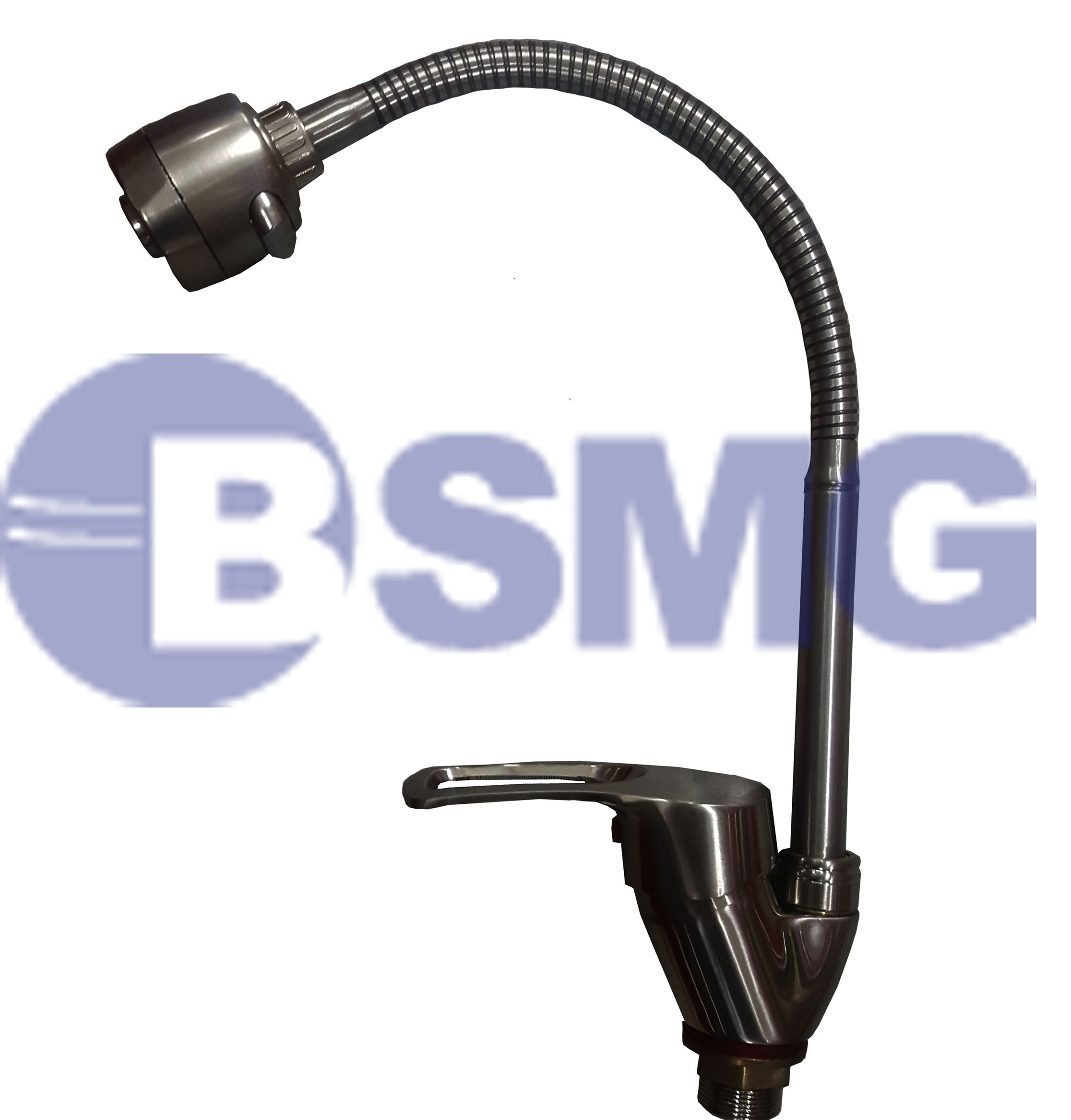 W-507A სამზარეულოს ონკანი პრუჟინიანი მეტალის    016426