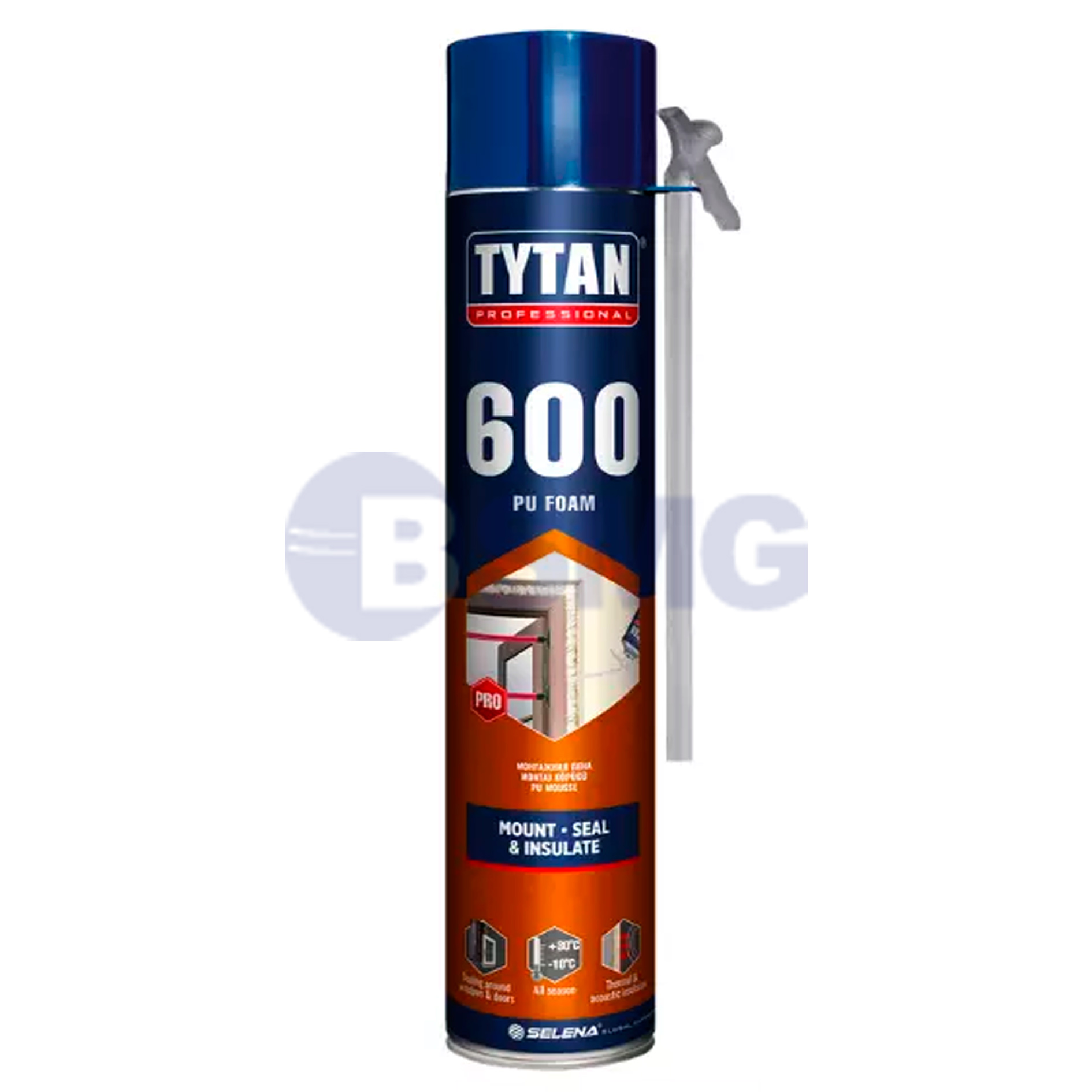 ქაფი ტიტანი "პოლიფიქსი" პოლიურეთანის  600 გრ     011243