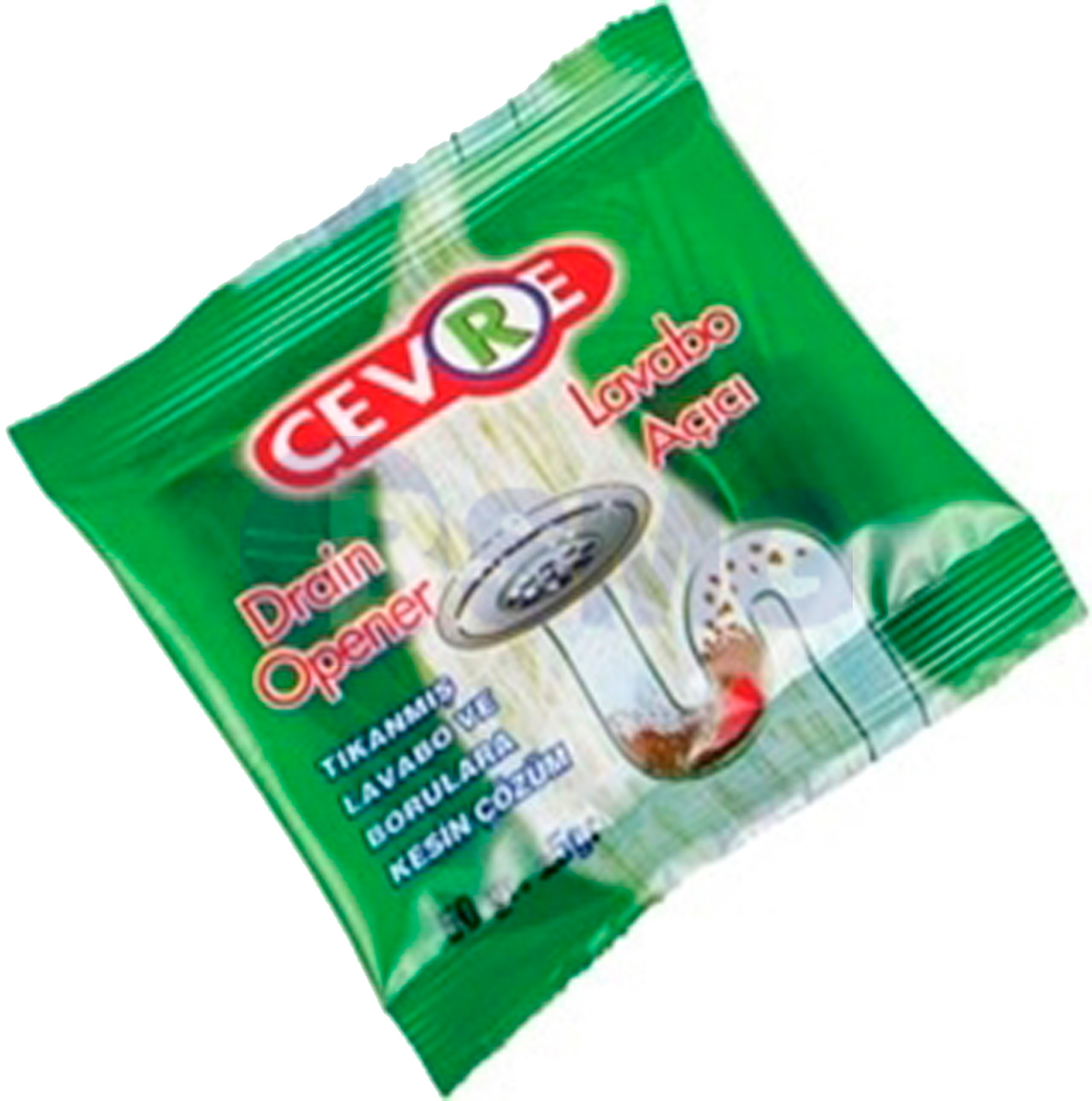 CEVRE მილების საწმენდი გრანულები 50გრ 12*144    028339