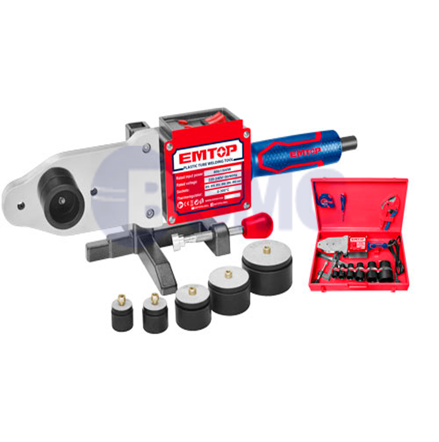 EMTOP პლასტმასის მილის შესადუღებელი უთო 800/1500ვტ EPTW15001  024763