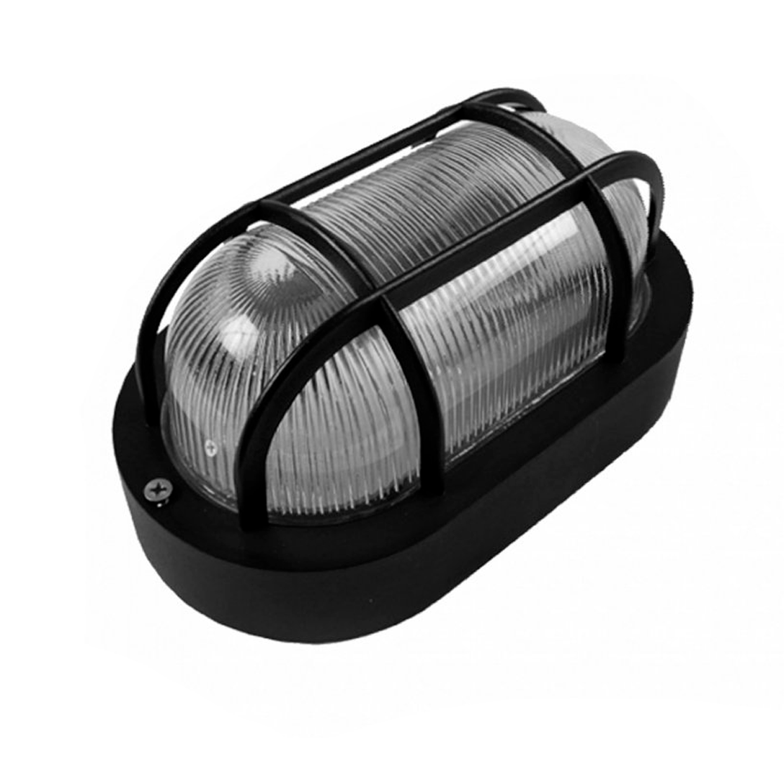 MIRSA 118.044-2 IP40 პლასმასის პლაფონი შავი დამცავით   005232