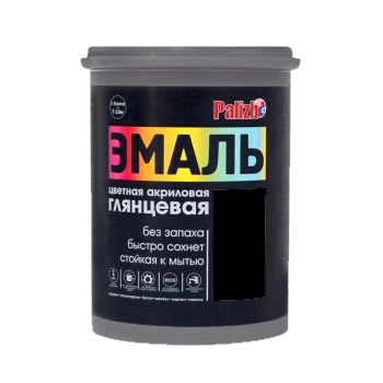 ემალი(აკრილის) 1.0კგ შავი უნივერსალური   020301