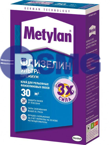 შპალერის წებო "მეთილანი" ფლიზელინ ულტრა 250 გრ.    021588