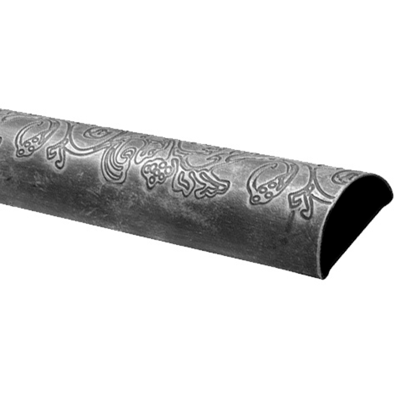 მოაჯირის დეკორატიული პროფილი 62x30x1.5 (ყვავილიანი)    009711