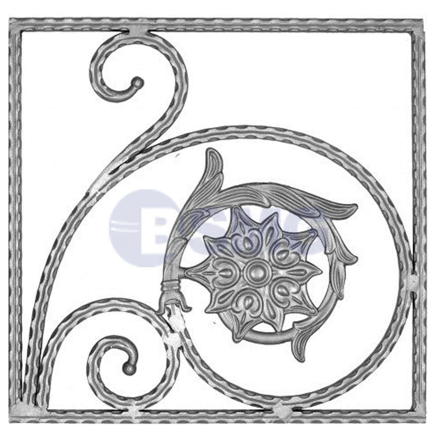 ჭედური კონსტრუქცია 1193    40*40 სმ   024075