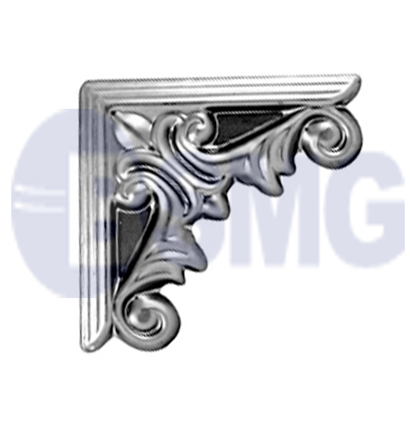 ლითონის აქსესუარი, ფიგურა     18.4*18.4*0.8სმ  010441