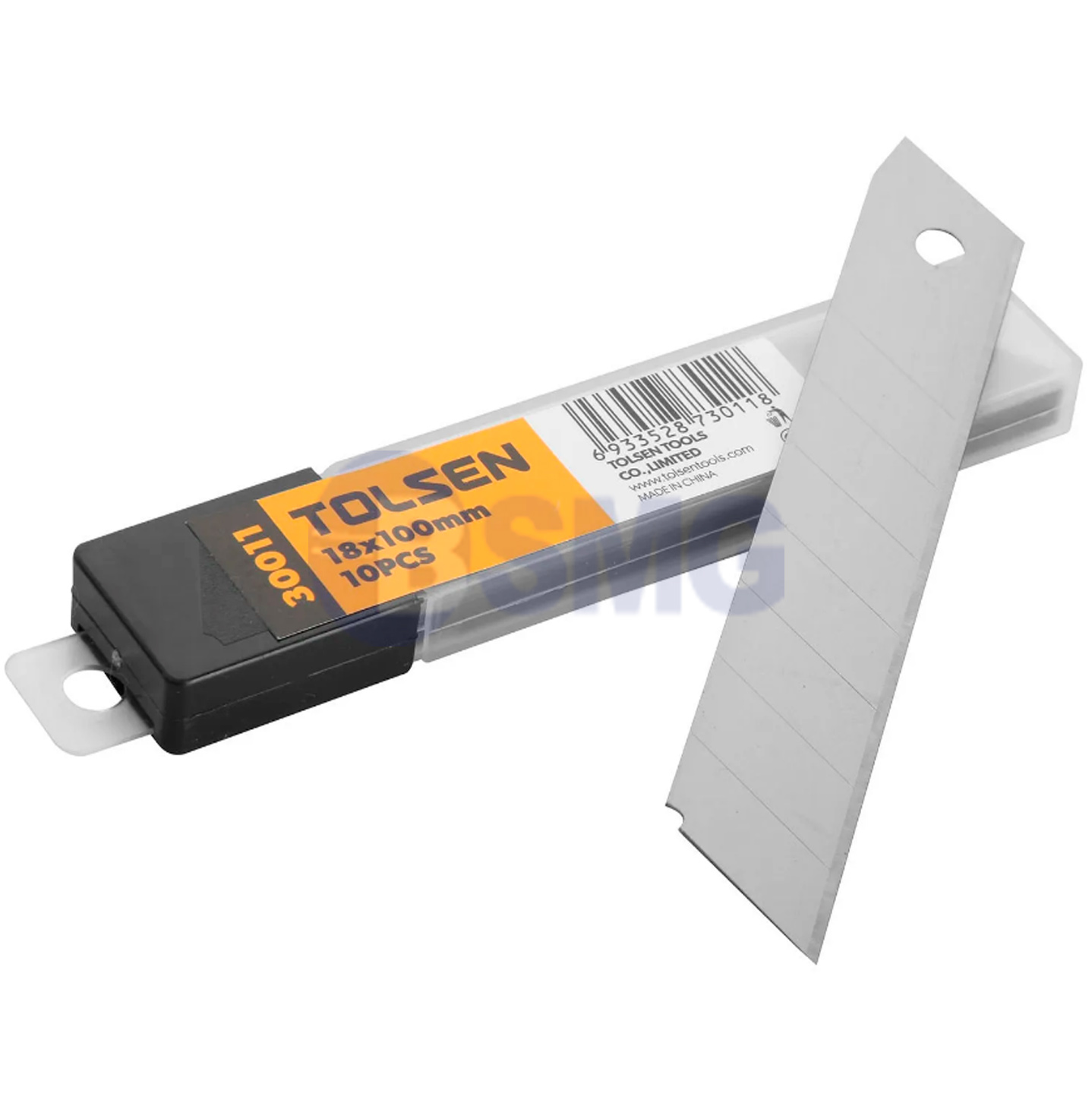 TOL71-30011 საკანცელარიო დანის სათადარიგო პირები 10ც.-იანი 18*100MM  006219