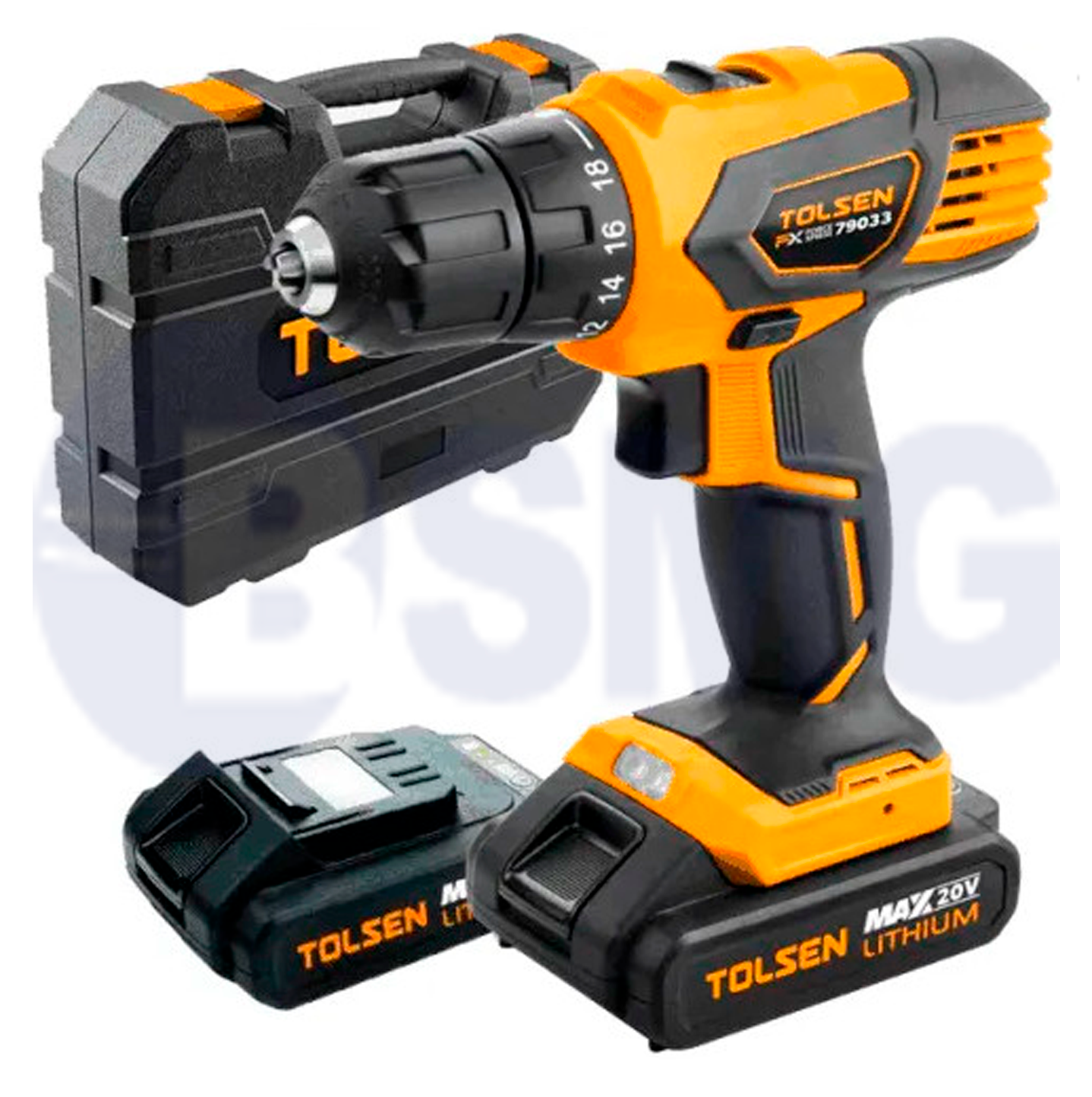 TOLSEN TOL1530-79033 ელექტრო სახრახნისი 20V 021609