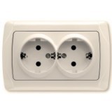 როზეტი VIKO CARMEN 2-ნი დამიწებით კრემი    004735