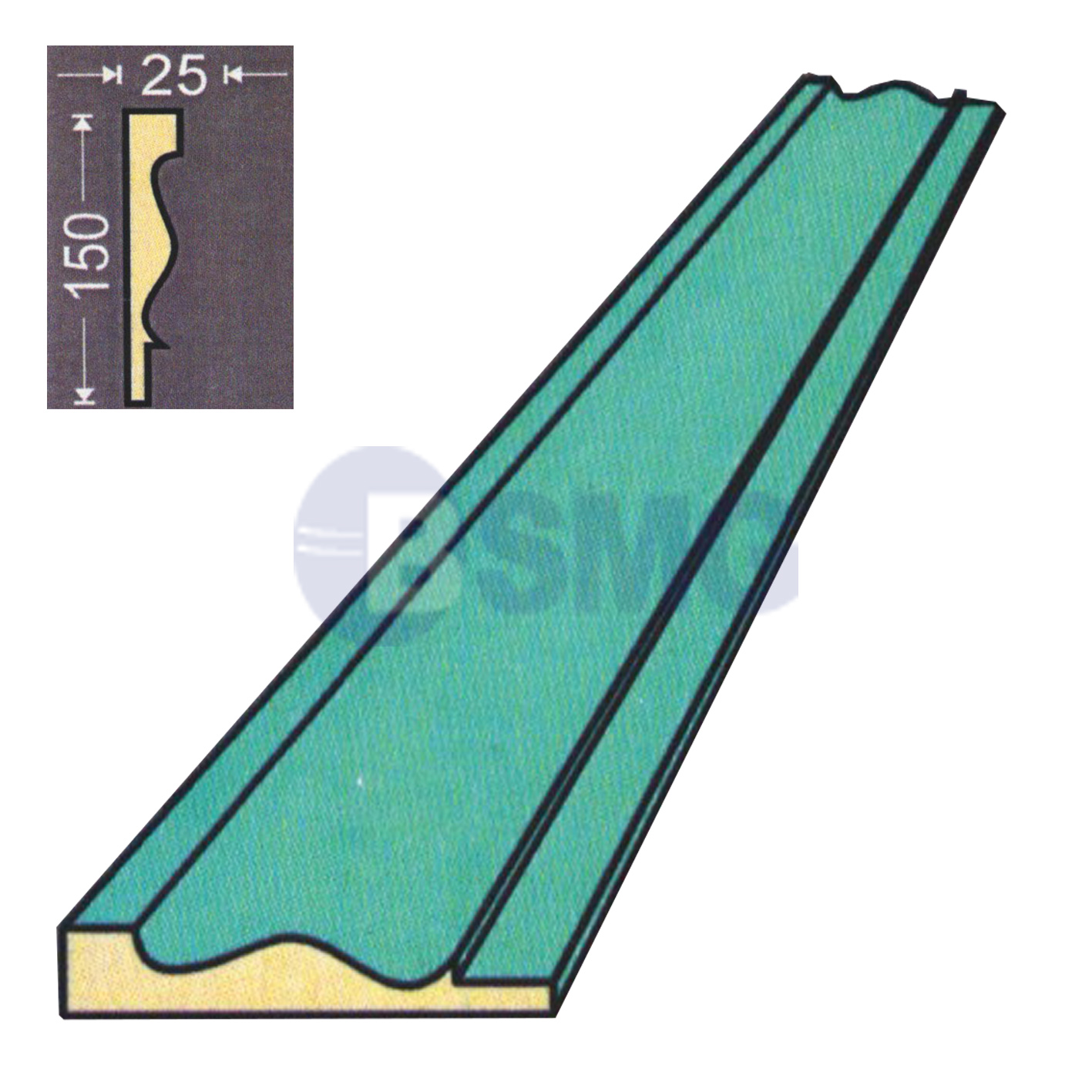 კარნიზი DK237   023893
