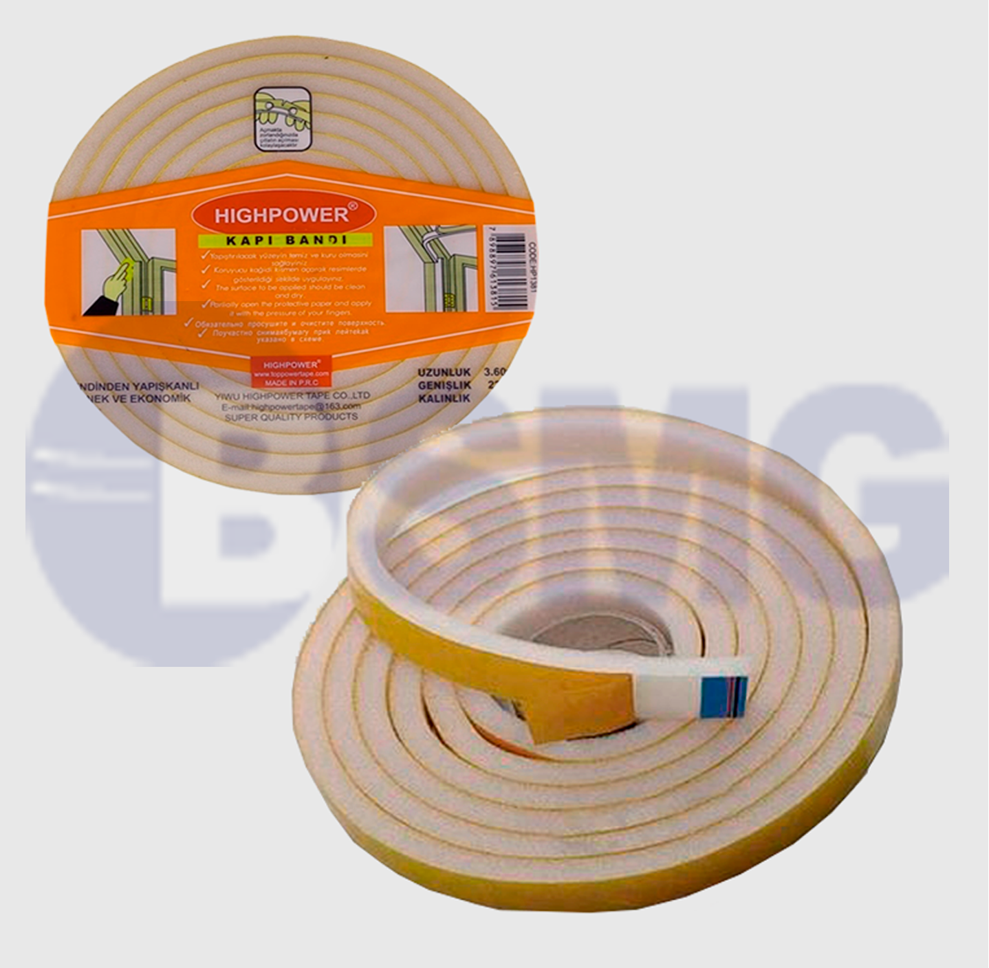 BO-72 ღრუბელი ლენტი 2.2სმ*3.6მ    010245